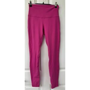 Lululemon Align Leggings Women’s Size 6 Double Sonic Hot pink 28"